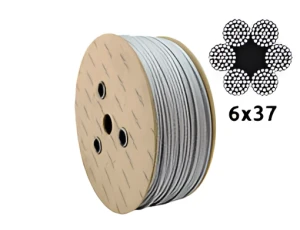 Horganyzott acélsodrony Ø12,0 mm 6×37 FC szálas maggal