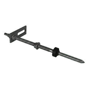 M10x250 kétmenetes csavar 80x30 mm-es szerelőadapterrel PV szerkezetekhez