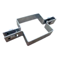 Négyzetes közbenső panel kerítésbilincs 100×100 mm, horganyzott 001-617 (1)