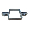 Négyzetes közbenső panel kerítésbilincs 100×100 mm, horganyzott 001-617 (3)