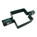 Közbenső kerítéspanel-bilincs, négyzetes 80×80 mm, zöld RAL 6005 001-614 (1)