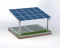 Fotovoltaikus Autóbeálló fészer 2 jármű részére L 5,7m x 5,2m Napelemes kocsibeálló GPV-101-14 (3)