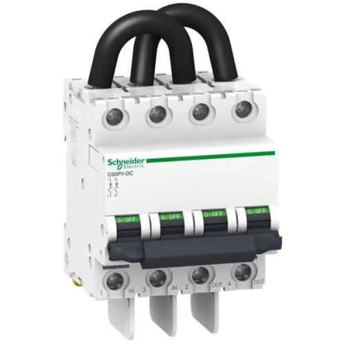 Túláramvédelmi megszakító PV DC B 16A 2P 800V C60PV-DC A9N61651 GPV-401-10