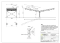 Fotovoltaikus Autóbeálló fészer 2 jármű részére T 11,4m x 3,3m Napelemes kocsibeálló GPV-101-08 (4)