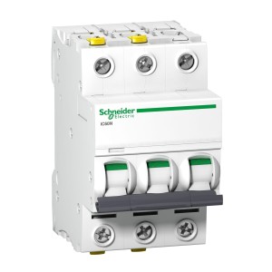 Schneider Electric túláramvédő kapcsoló B 16A 3P 6kA Acti9