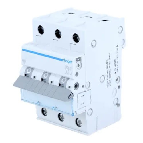 Túláramvédelmi megszakító C 25A 3P 6kA MCN325E HAGER GPV-401-59