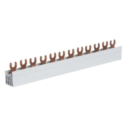 Csatlakozó sín 3 pólusú 12mod 10mm2 KDN363A, villás Hager GPV-401-60