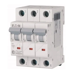 Túláramvédelmi megszakító B 20A 3P 6kA HN-B20/3 xPole Home 194882 EATON