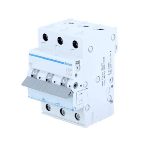 Túláramvédelmi megszakító B 32A 3P 6kA MBN332E HAGER GPV-401-119