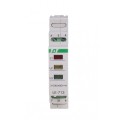 Ellenőrző lámpa 3×230V+N 3xLED zöld LK-713 G F&F FILIPOWSKI GPV-401-121