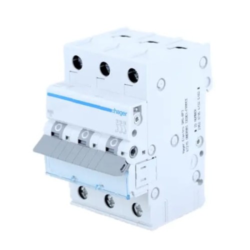 Túláramvédelmi megszakító C 63A 3P 6kA MCN363E HAGER GPV-401-138