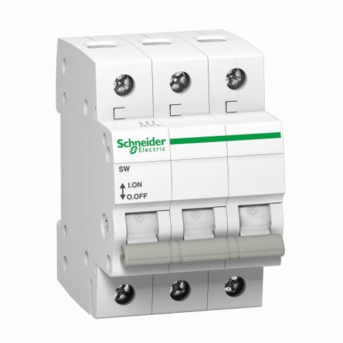 Leválasztó kapcsoló leválasztó 3 fázisú 3P 63A 500V AC K60 SW-63-3 Acti9 A9S62363 SCHNEIDER ELECTRIC GPV-401-139