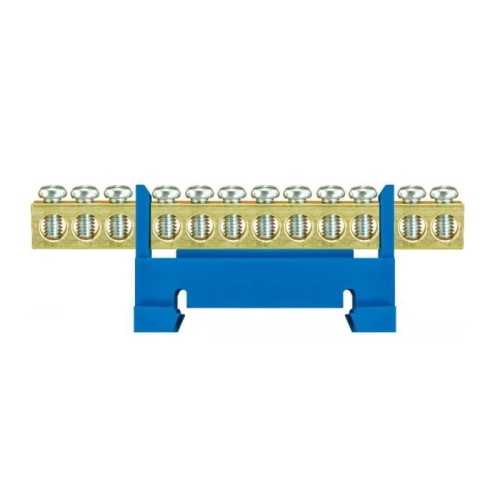 Kék védő csatlakozóblokk LZ 12 / N 12x16mm2 rögzítés TH35 E.4024 PAWBOL GPV-401-145