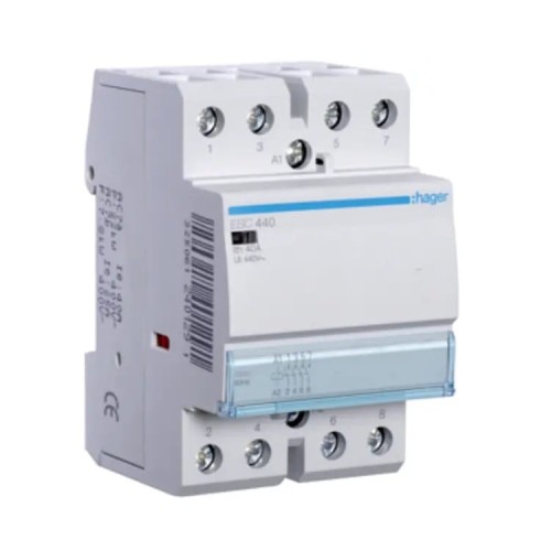 Hager moduláris kontaktor 230V AC 4NO 40A GPV-401-159