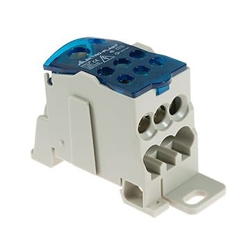 ELEKTRO-PLAST kapcsolóblokk 1 pólusú 125A TH35 kék UKK-125 GPV-401-214