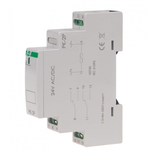 F&F Filipowski elektromágneses relé 24V AC/DC GPV-401-221