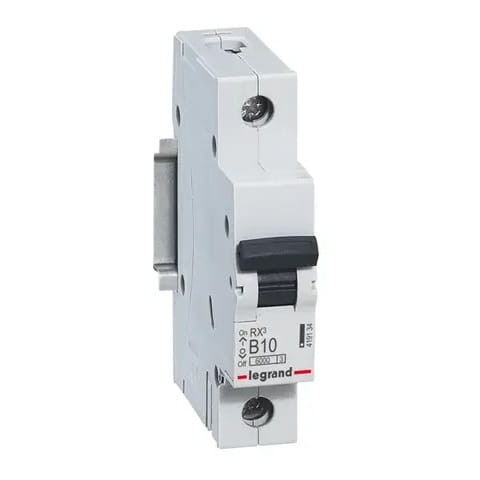 Legrand túláramvédelmi megszakító B 10A 1P 6kA RX3 GPV-401-229