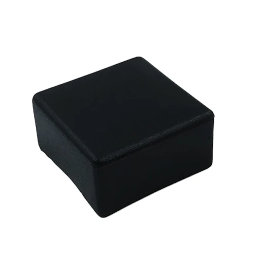Záróelem 40x40-es szerelvényprofilokhoz - fekete, lapos, 3-as típus GPV-19-03