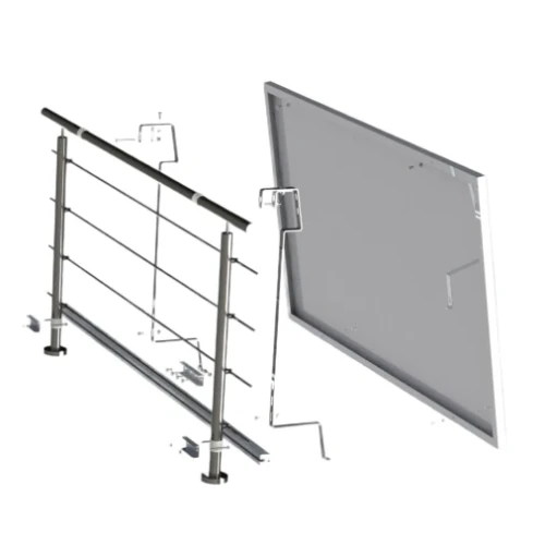 Fotovoltaikus szerelőkészlet Balus 1 erkélykorláthoz GPV-200-01