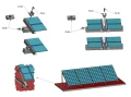 Szerelési Háromszög 890x770x450 - 30 Vízszintes PV-09-06 (5)