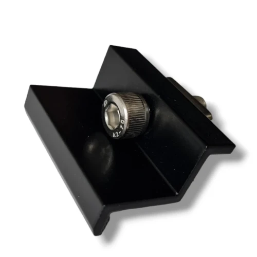 Végszorító 30mm csavarral és betéttel - Fekete festett PV-03-23