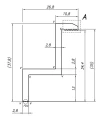 Végszorító - M8 Furat - Alumínium 6060 - H35 PV-03-05 (2)