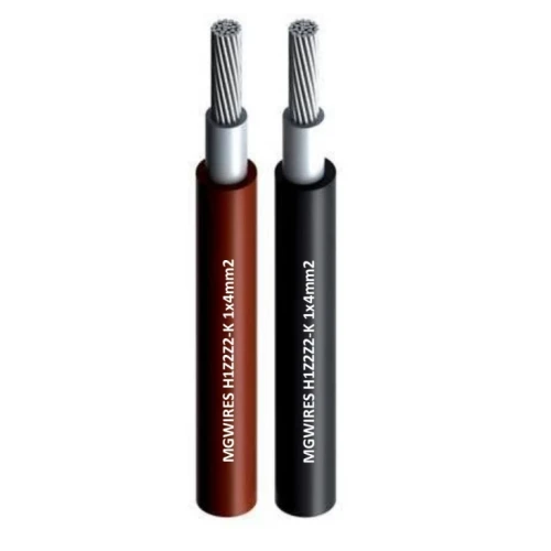 DC Napkábel 1x4mm2 Piros MG Wires D osztály - CPR PV-200-dc1x4-02