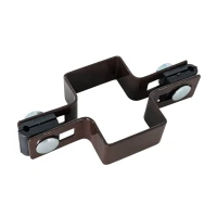 Kerítéspanel köztes bilincs 40x60 mm barna
