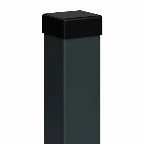 Kerítésoszlop 80x80x2 mm, hossz 2,4 m, antracitszürke GPV-700-73 (1)