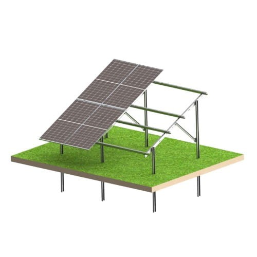 Földre telepített napelemes tartószerkezet Strong 8 panel Rögzítőrendszer N2V GPV-N2V-S8 (1)