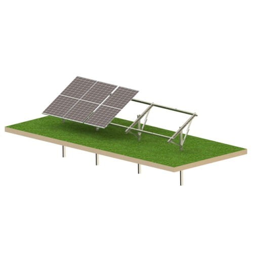Földre telepített napelemes tartószerkezet Ultra Strong 6 panel Rögzítőrendszer T1V GPV-T1V-US6 (1)