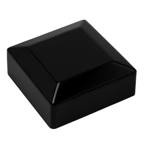 Kerítésoszlop sapka fedél 100x100 fekete