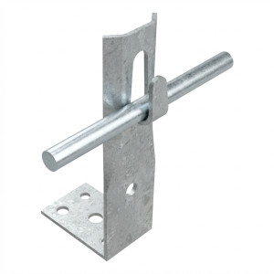 Sarokrögzítő bilincs h=8cm galvanizált cink