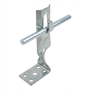 Sarokrögzítő csavaros szorító h=7cm galvanikus horganyzás