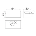 Tartó B típusú laposacélhoz 50x4mm galvanikusan horganyzott acél 000-172 (2)