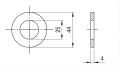 M24 alátét DIN 125 A2 140 HV 25 - 100 darab 000-166 (2)