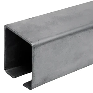 U-profil sín önhordó tolókapukhoz 80x80x27,5x5 mm 6000 mm