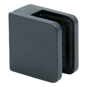 Üvegtartó 45x45x26 mm antracit üveg 6-10,76 mm zamak sík rendszer festett