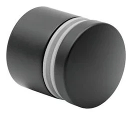 Pontszerű üvegrögzítő fi 50 fekete – AISI 304. üveg 8–21,52 mm