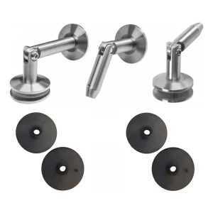 M10 üvegtetőrendszer 3 részes feszítő fi 10 mm üveg 8-17,52 mm AISI 304 szatén