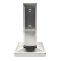 Függőleges spigot üvegtartó 50x50/100x100 mm üveg 12-17,52 mm AISI 304 szatén 000-291 (2)