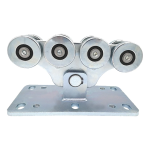 Futókocsi 89x100 mm 6V.089 sínhez tolókapuhoz 8 acél görgővel