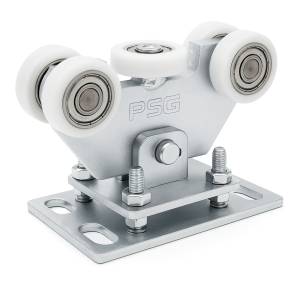 Forgókocsik 70 tolókapuhoz billenő 5 műanyag görgővel