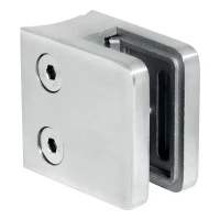 Üvegtartó 45x45x26 mm üveg 6-10,76 mm AISI 304 rendszer 42,4 mm szatén