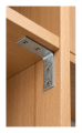 Bútorszögvas KW 30 30x30x14x1,5 tűzihorganyzott 000-350 (2)
