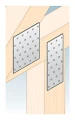 Perforált lemez lapos összekötő PP 2 40x100x2,0 000-359 (6)