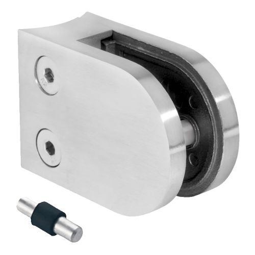 Üvegbilincs 50x40x26 mm csapszegekkel, üveg 6-10,76 mm, AISI 304, 42,4 rendszer, fényes 000-264 (1)