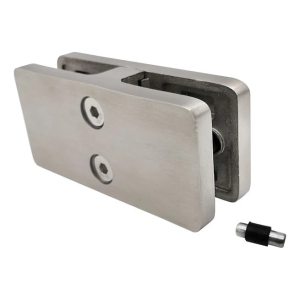 Üvegfogó 180° 95x45x30 mm pinnel üveg 6-12,76 mm, AISI 304, szatén