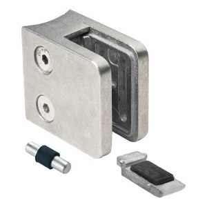 Üvegbilincs 6-10,76 mm 45x45x26 mm konzolok és pin zamak rendszer 42,4 mm nyers