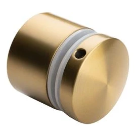Pontrögzítő üveghez 8-21,52 mm fi 50/30/M10x40 AISI 304 sík rendszer arany